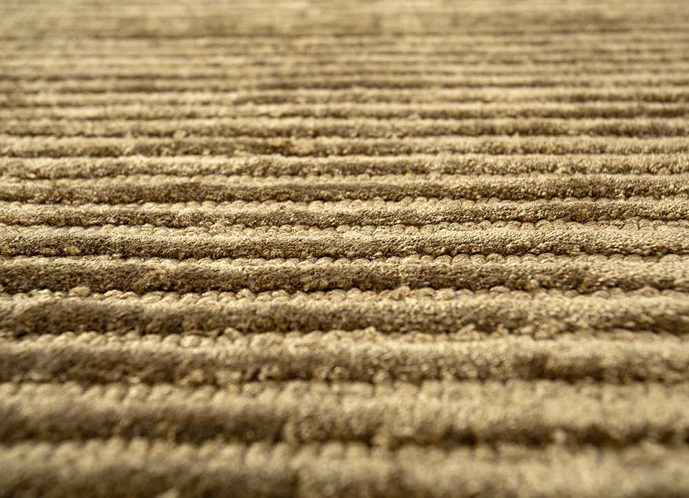 Tappeto di lana forma speciale  - 210 x 165 cm - beige scuro