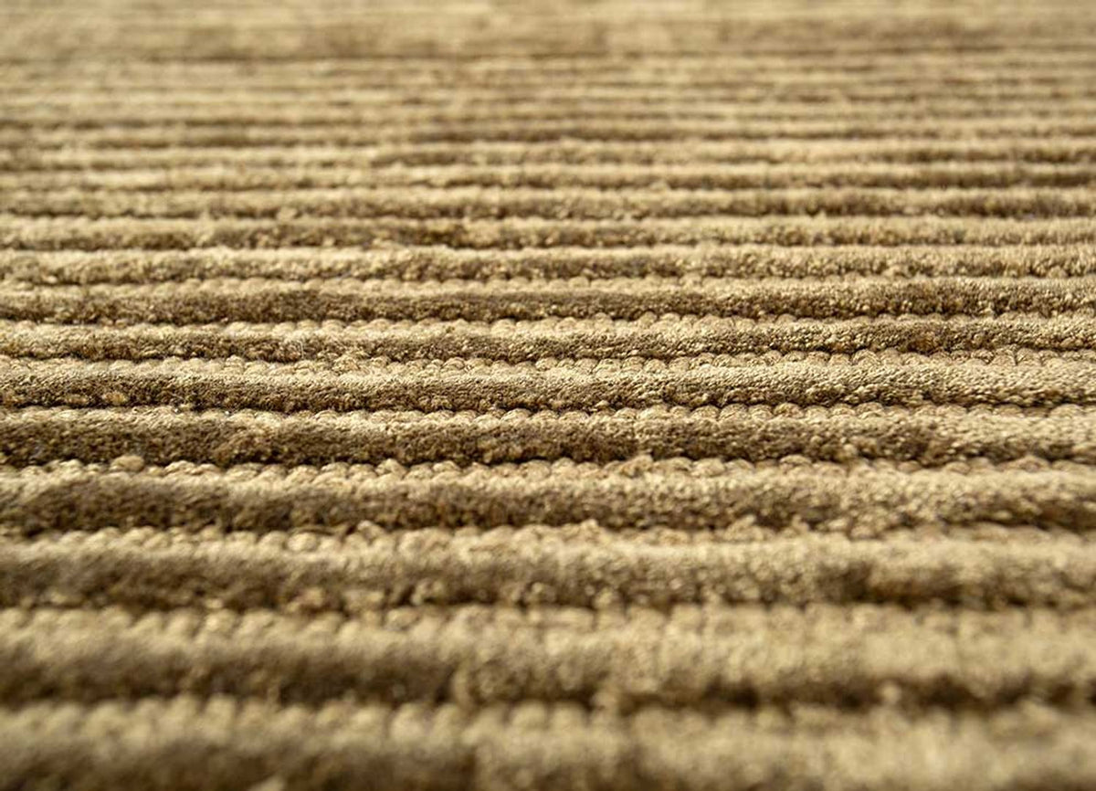 Tappeto di lana forma speciale  - 210 x 165 cm - beige scuro