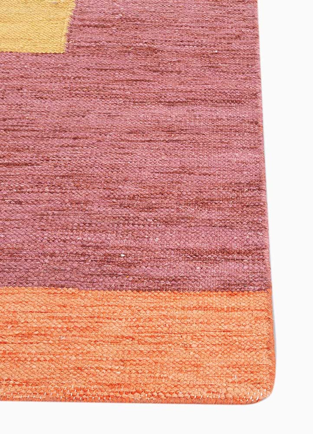 Tappeto di lana forma speciale  - 270 x 180 cm - arancione
