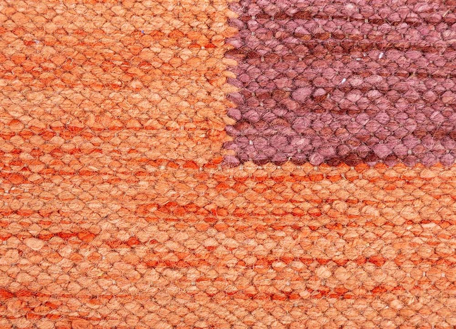 Tappeto di lana forma speciale  - 270 x 180 cm - arancione