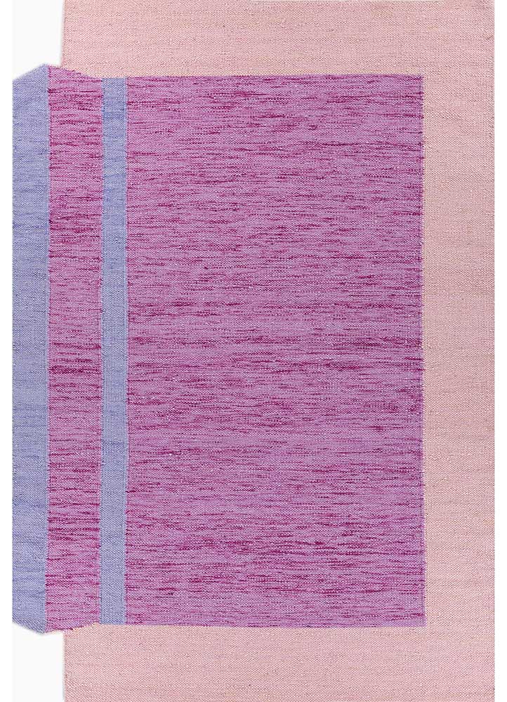 Tappeto di lana forma speciale  - 270 x 180 cm - viola