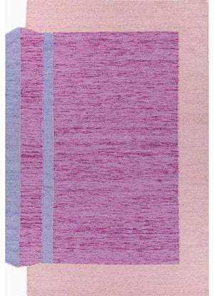 Tappeto di lana forma speciale  - 270 x 180 cm - viola