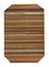 Tappeto di lana forma speciale  - 270 x 180 cm - blu