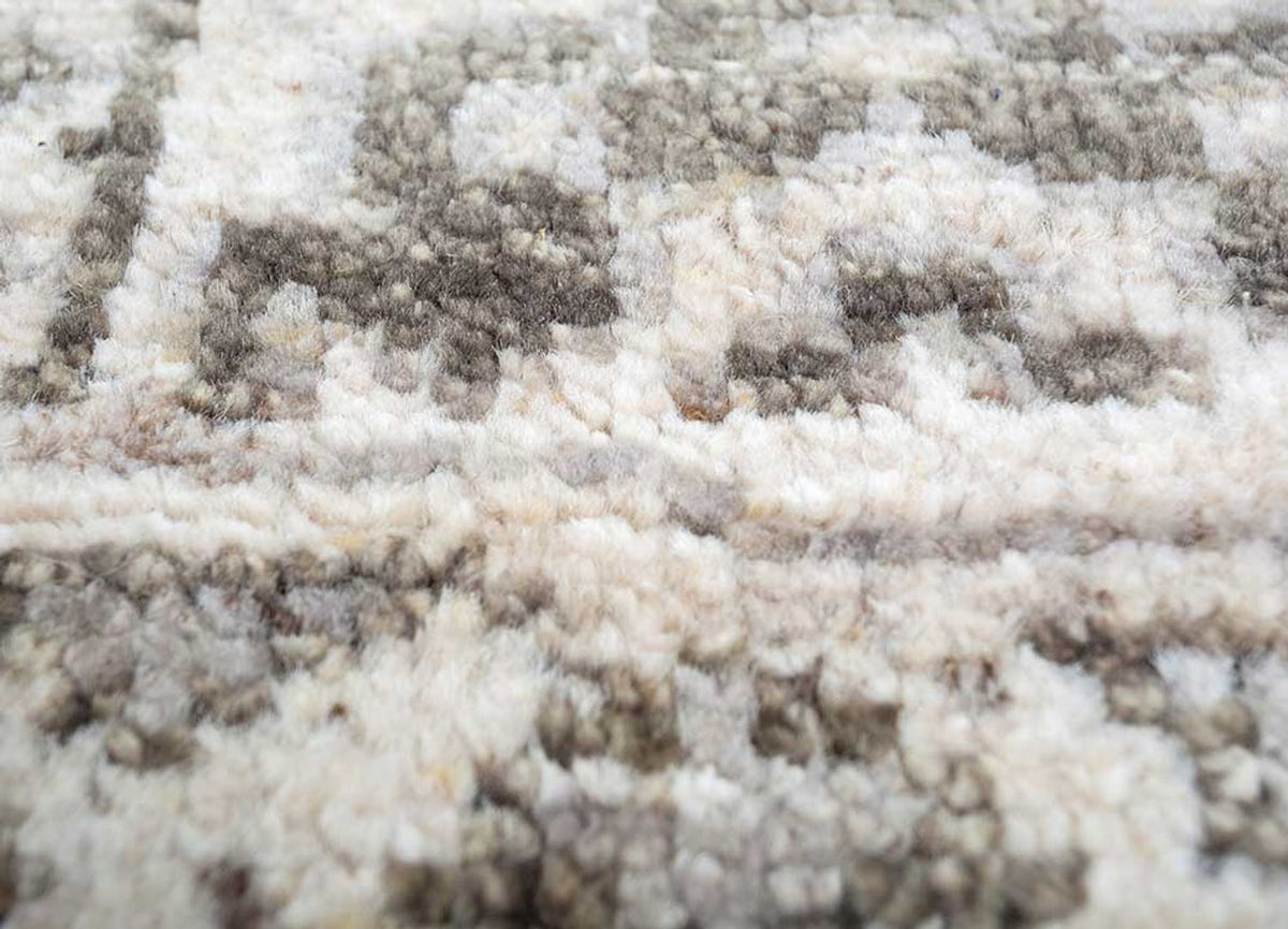 Tappeto di lana - 300 x 240 cm - argento