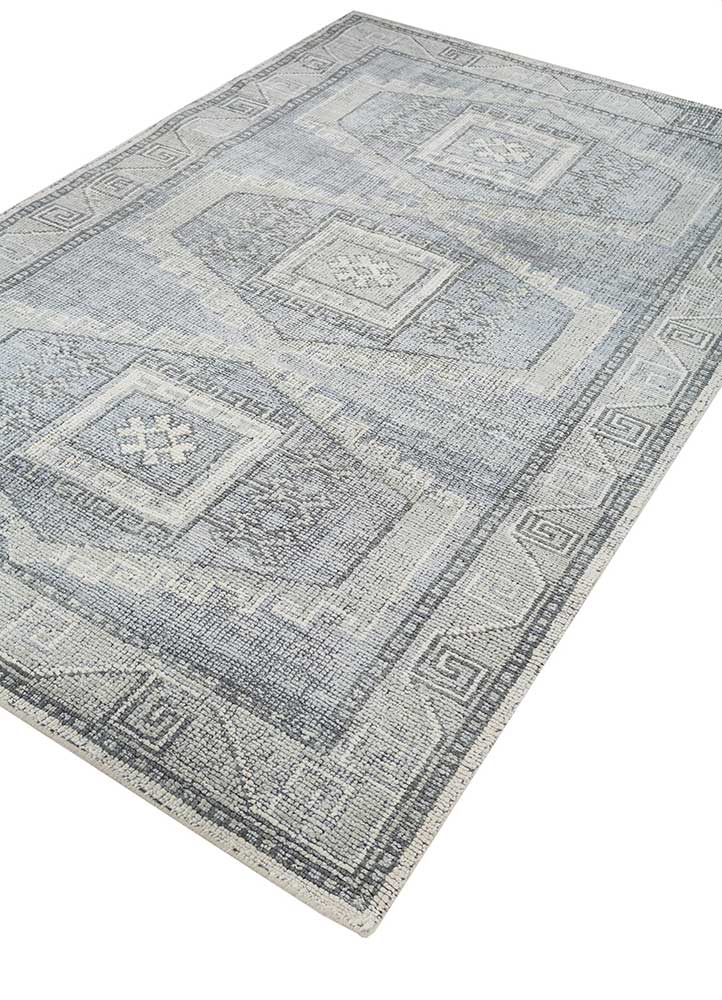 Tappeto di lana - 240 x 150 cm - grigio