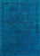 Tappeto di lana - 300 x 200 cm - blu scuro