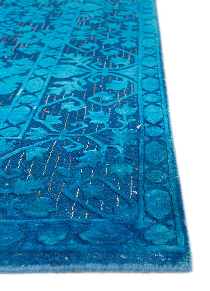 Tappeto di lana - 300 x 200 cm - blu scuro