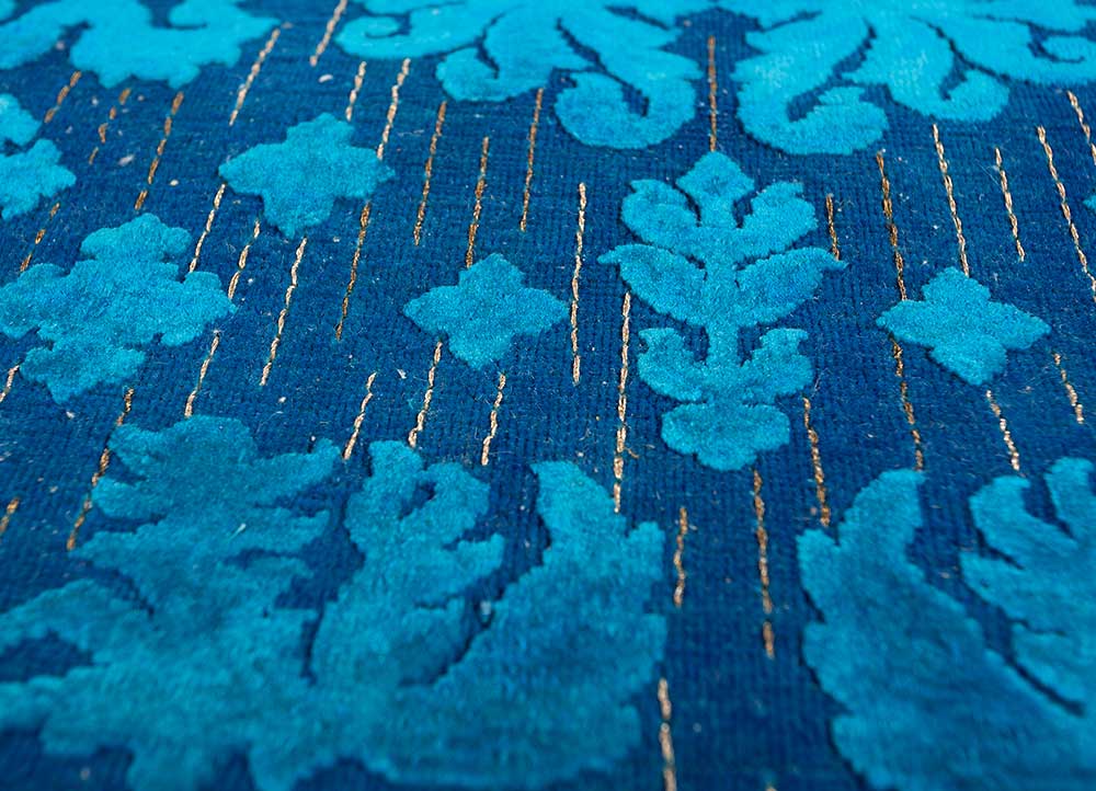 Tappeto di lana - 300 x 200 cm - blu scuro