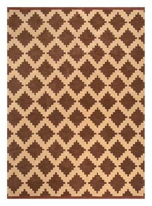 Tappeto di lana - 270 x 210 cm - marrone