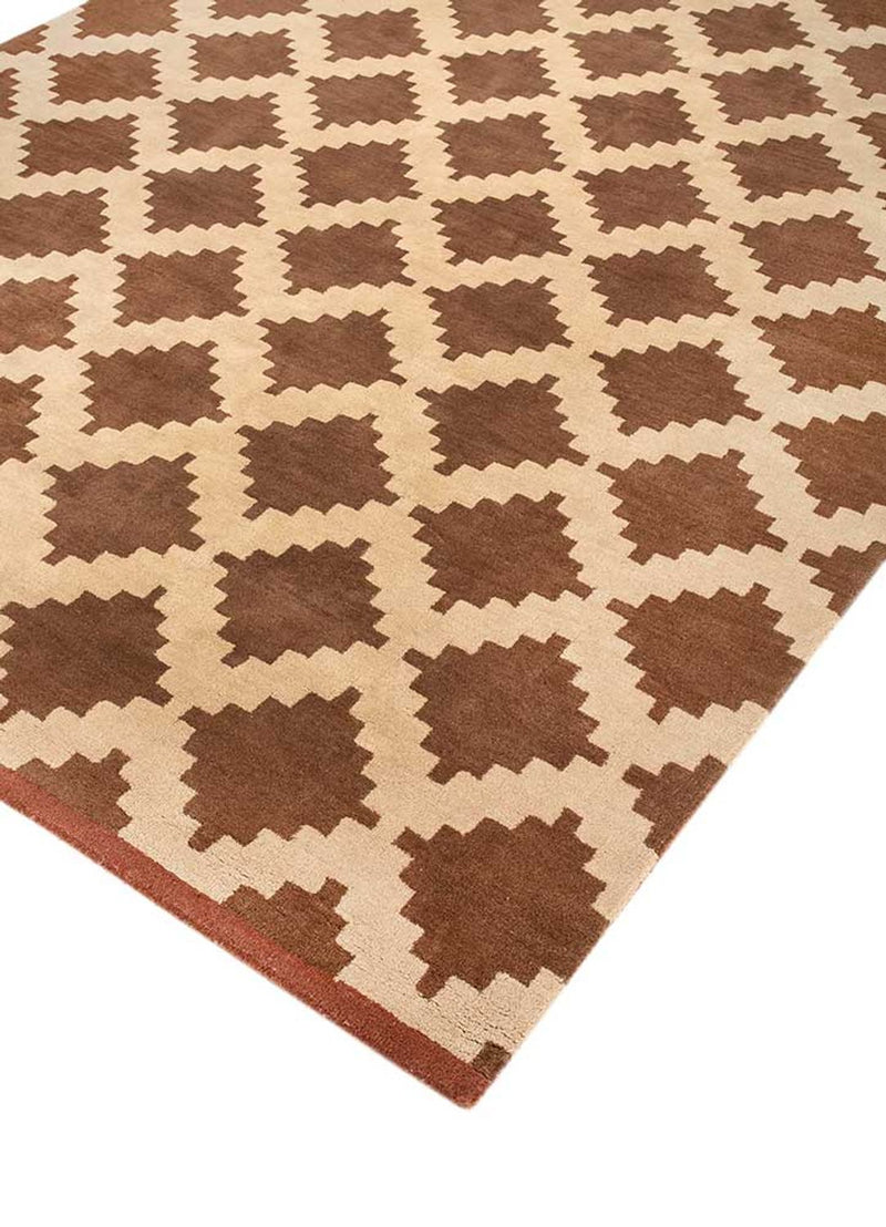 Tappeto di lana - 270 x 210 cm - marrone