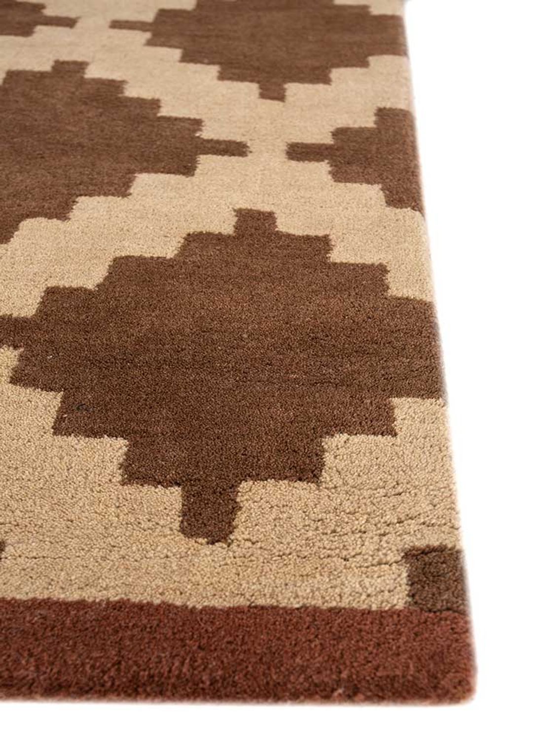 Tappeto di lana - 270 x 210 cm - marrone