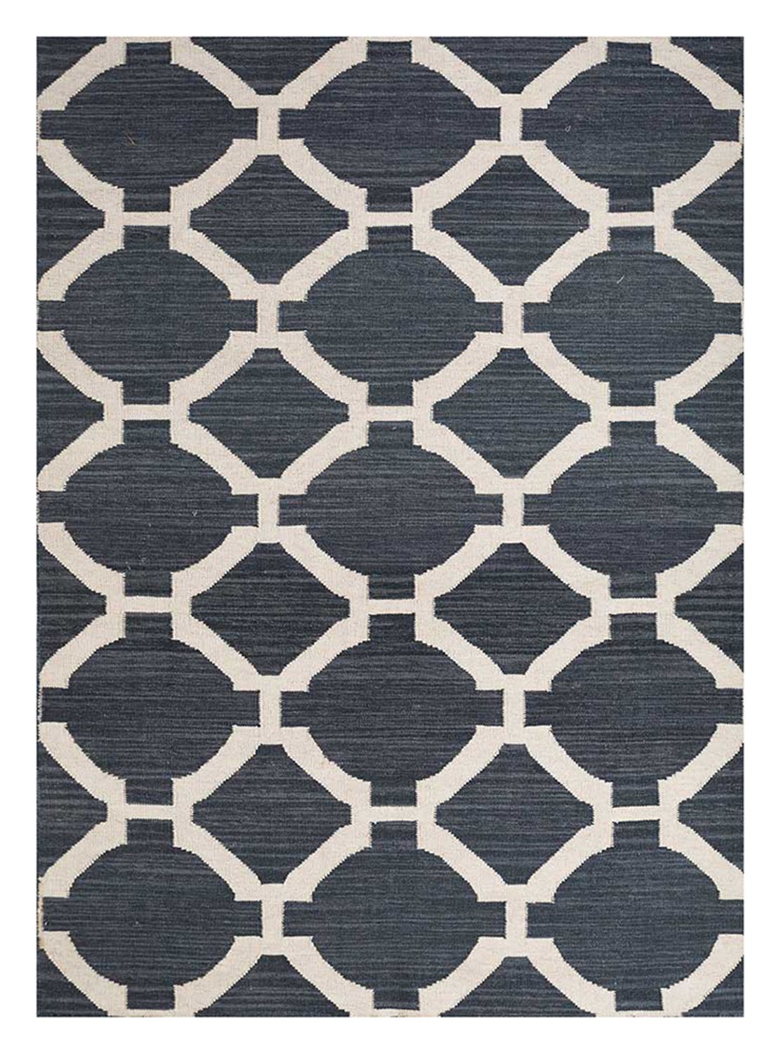 Tappeto di lana - 240 x 150 cm - antracite