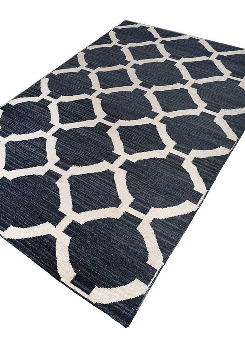 Tappeto di lana - 240 x 150 cm - antracite