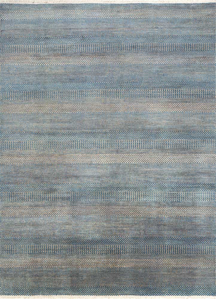 Tappeto di lana - 270 x 180 cm - blu mare