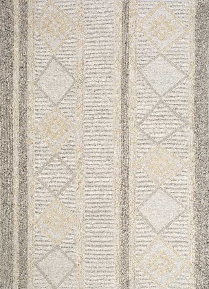 Tappeto di lana - 240 x 150 cm - crema