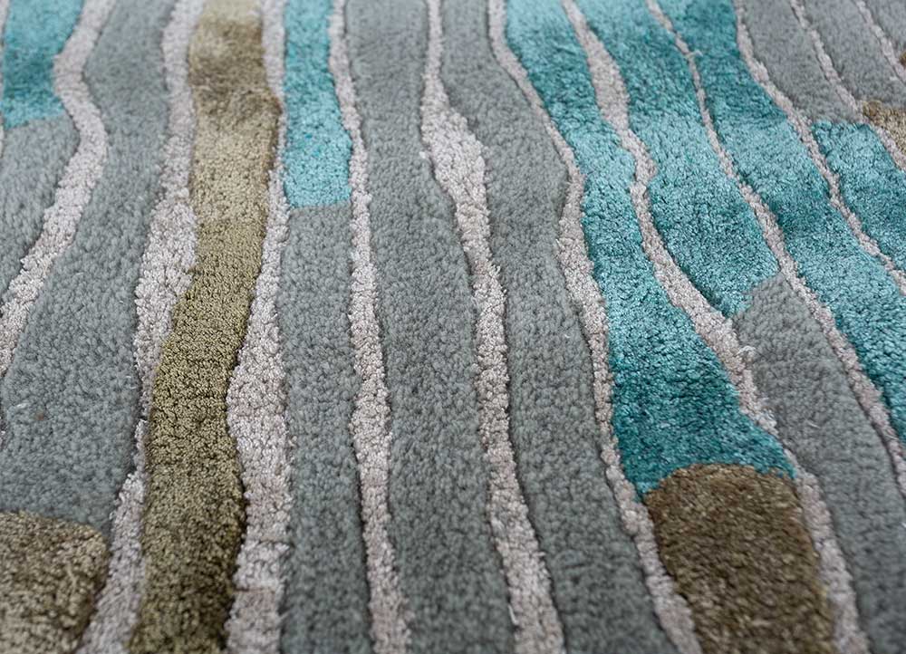 Tappeto di design forma speciale  - 270 x 180 cm - blu