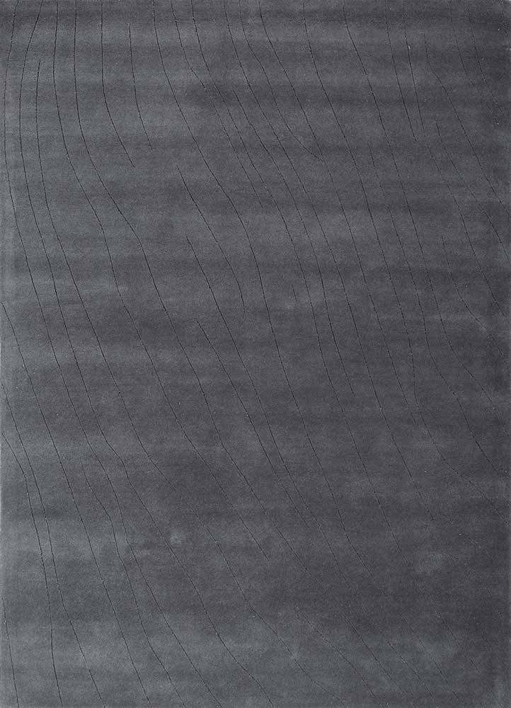 Tappeto di lana - 233 x 165 cm - grigio scuro