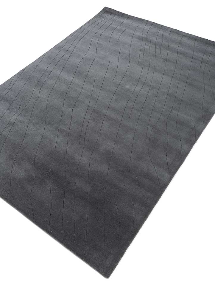 Tappeto di lana - 233 x 165 cm - grigio scuro