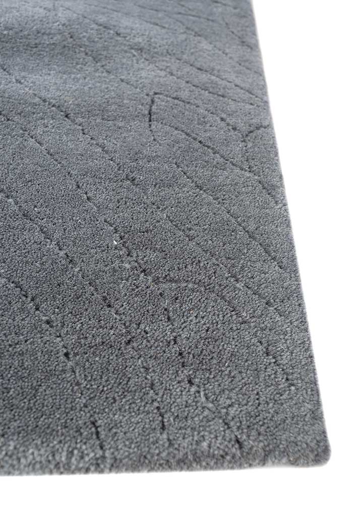 Tappeto di lana - 233 x 165 cm - grigio scuro