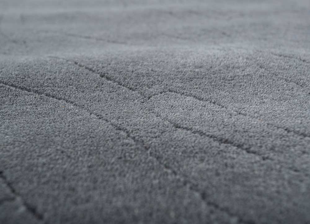 Tappeto di lana - 233 x 165 cm - grigio scuro