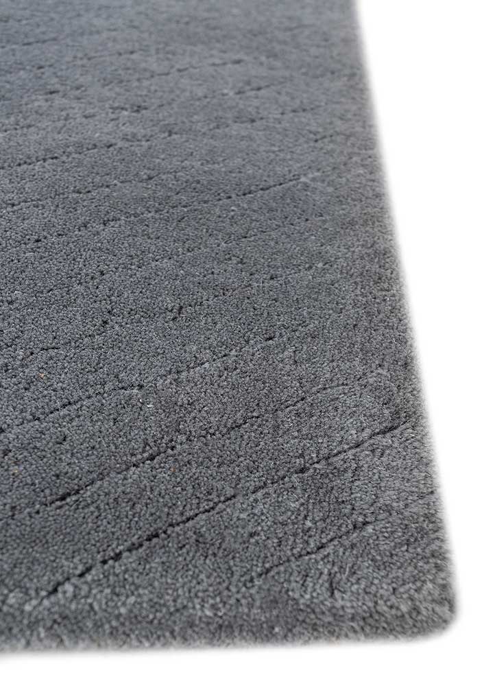 Tappeto di lana - 233 x 165 cm - grigio scuro