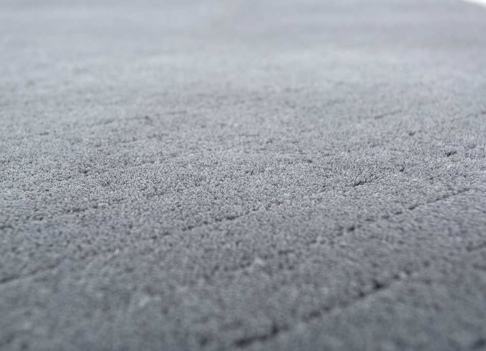 Tappeto di lana - 233 x 165 cm - grigio scuro