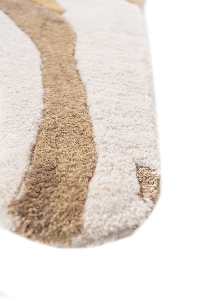 Tappeto per bambini forma speciale  - 153 x 90 cm - crema