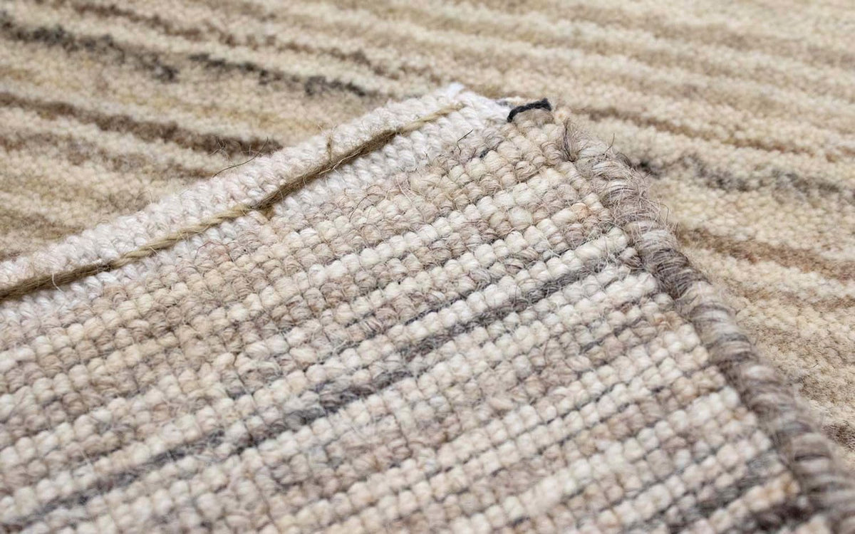 Tappeto di lana - 124 x 63 cm - naturale