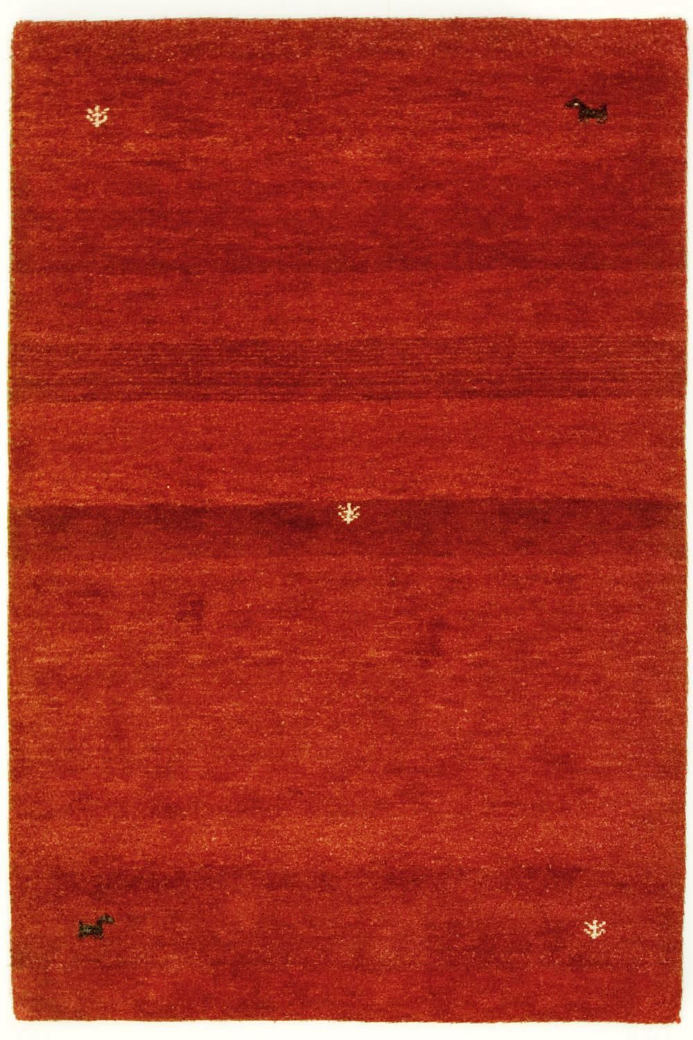 Tappeto Gabbeh - Indus - 182 x 119 cm - rosso