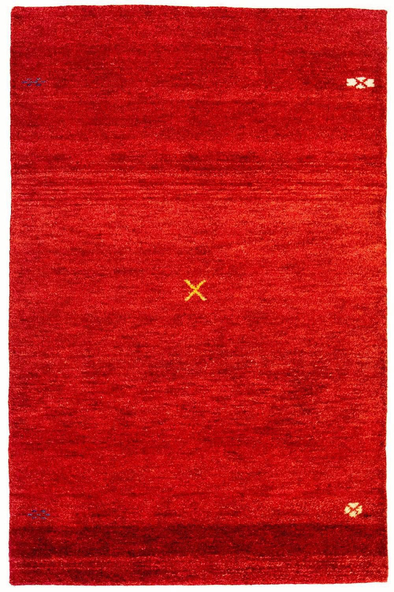 Tappeto Gabbeh - Indus - 182 x 115 cm - rosso