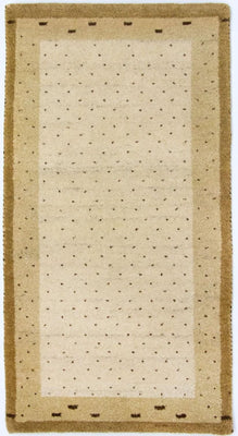Tappeto Gabbeh - Indus - 136 x 72 cm - beige