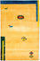 Tappeto Gabbeh - Indus - 193 x 121 cm - oro