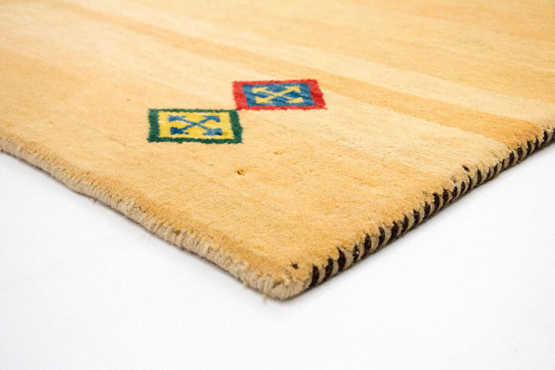 Tappeto Gabbeh - Indus - 193 x 121 cm - oro