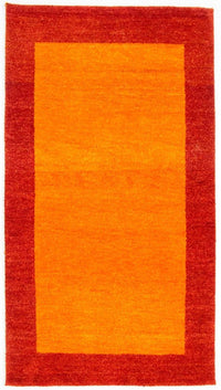 Tappeto Gabbeh - Indus - 160 x 93 cm - arancione