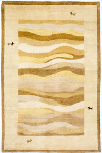 Tappeto Gabbeh - Indus - 203 x 140 cm - multicolore