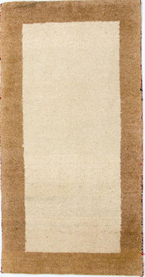 Tappeto Gabbeh - Indus - 132 x 68 cm - beige