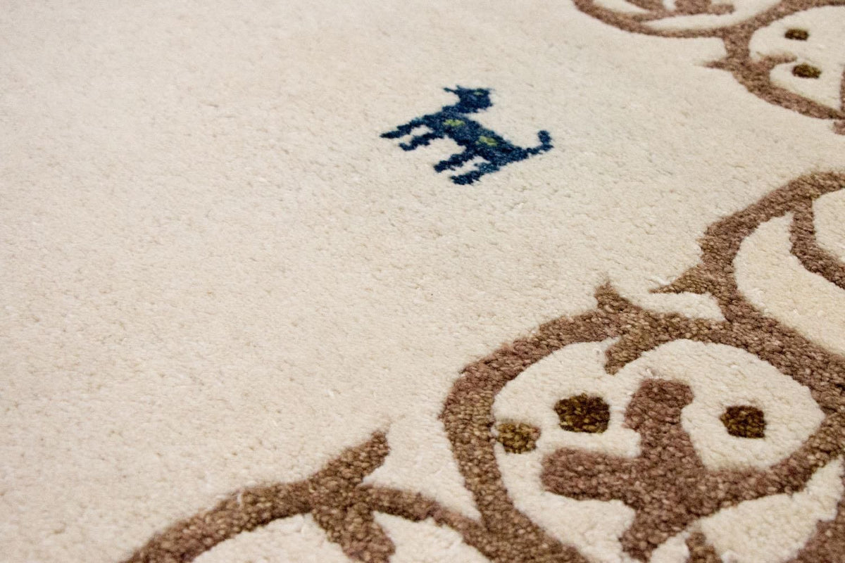 Tappeto Gabbeh - Indus - 228 x 155 cm - beige