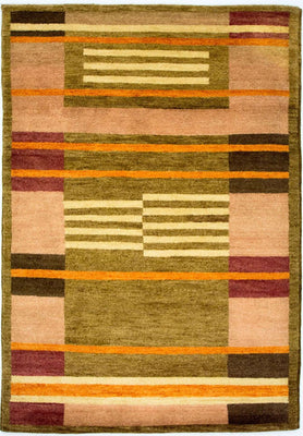 Tappeto Gabbeh - Indus - 200 x 140 cm - multicolore