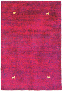 Tappeto Gabbeh - Indus - 205 x 140 cm - rosa