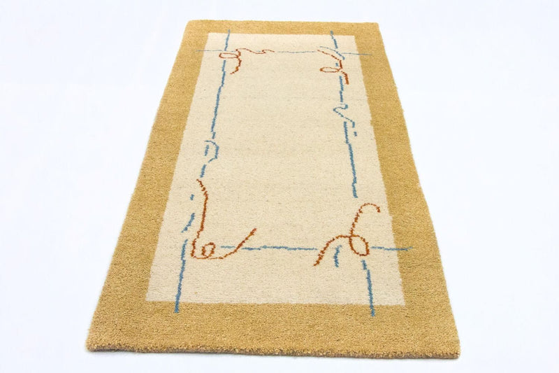 Tappeto Gabbeh - Indus - 140 x 70 cm - beige