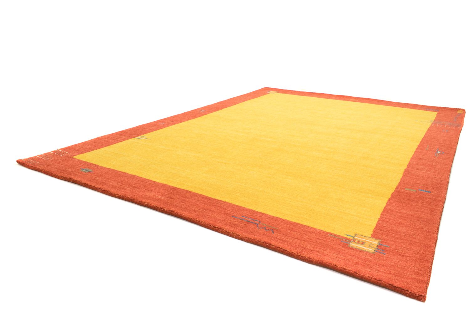 Tappeto Gabbeh - Indus - 180 x 120 cm - oro
