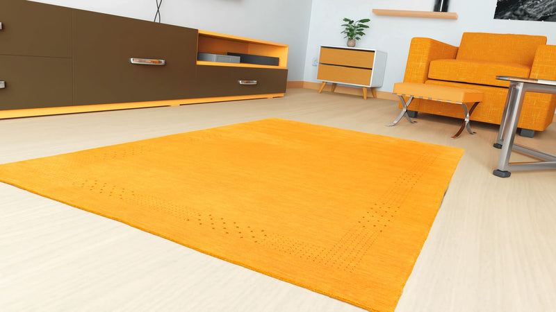 Tappeto Gabbeh - Indus - 300 x 250 cm - oro