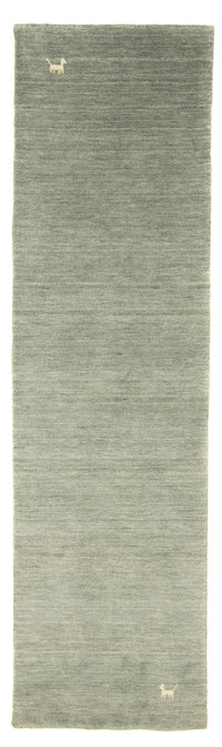 Tappeto corsia Tappeto Gabbeh - Indus - 200 x 80 cm - grigio