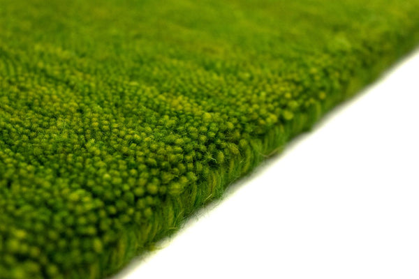 Tappeto Gabbeh - Indus rotondo  - 200 x 200 cm - verde