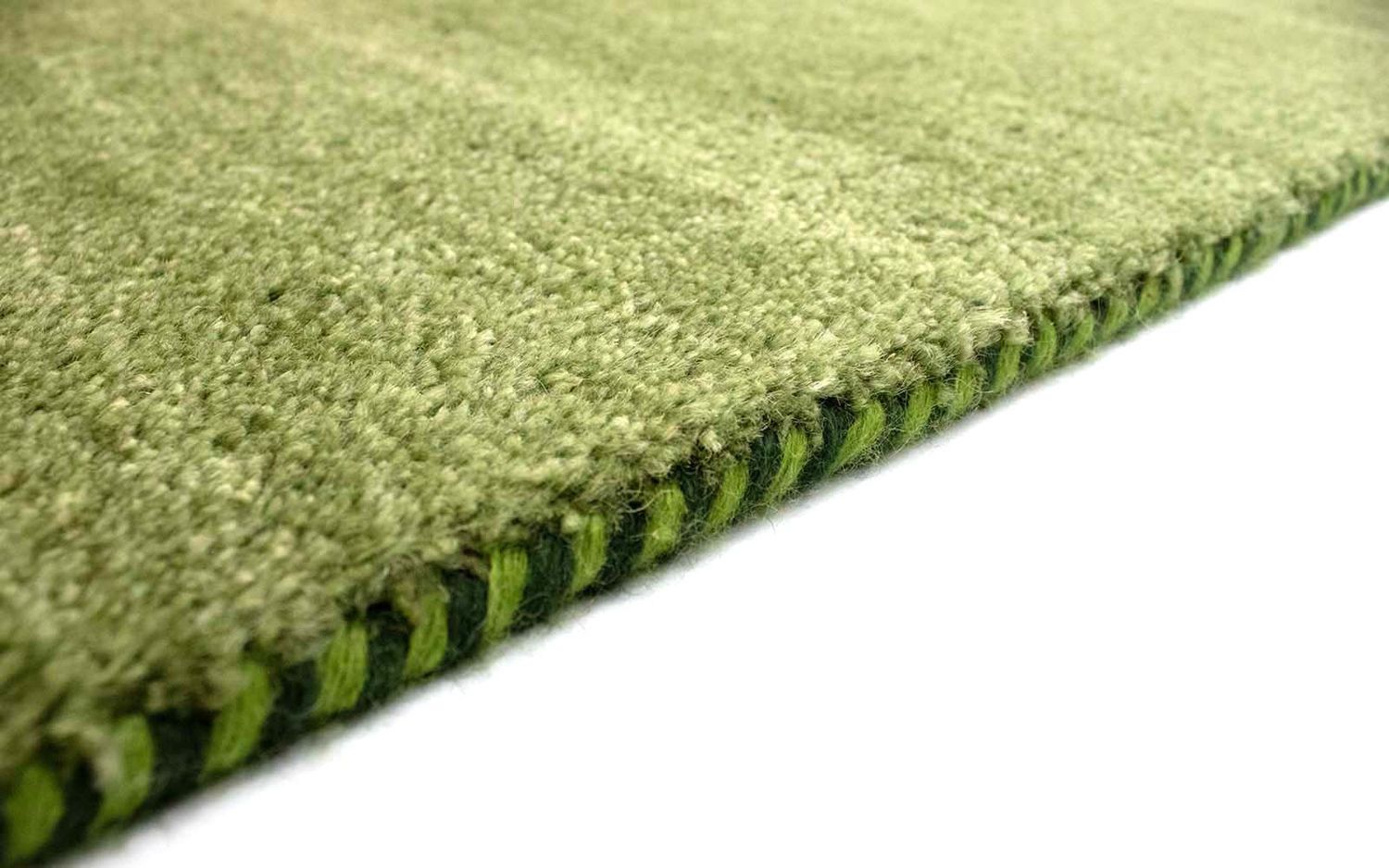 Tappeto Gabbeh - Indus - 90 x 60 cm - verde chiaro