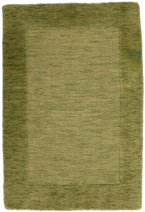 Tappeto di lana - 90 x 60 cm - verde chiaro