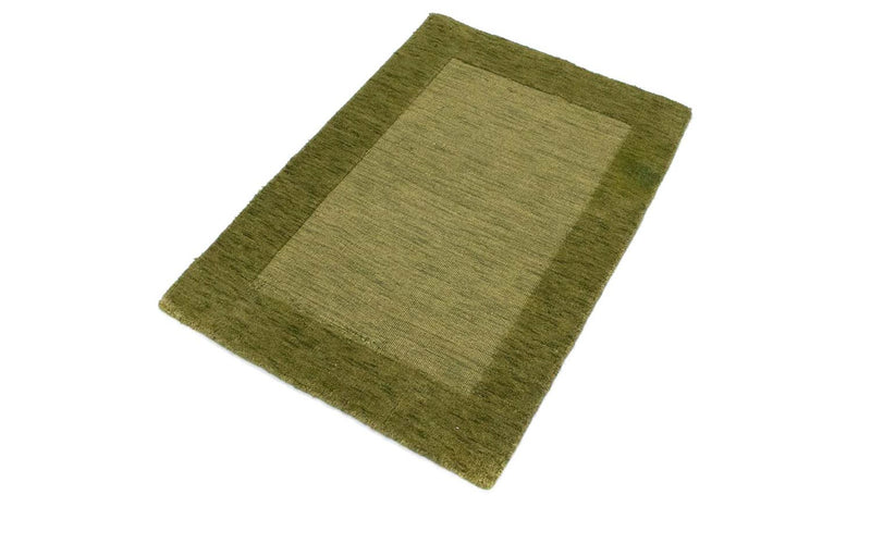Tappeto di lana - 90 x 60 cm - verde chiaro