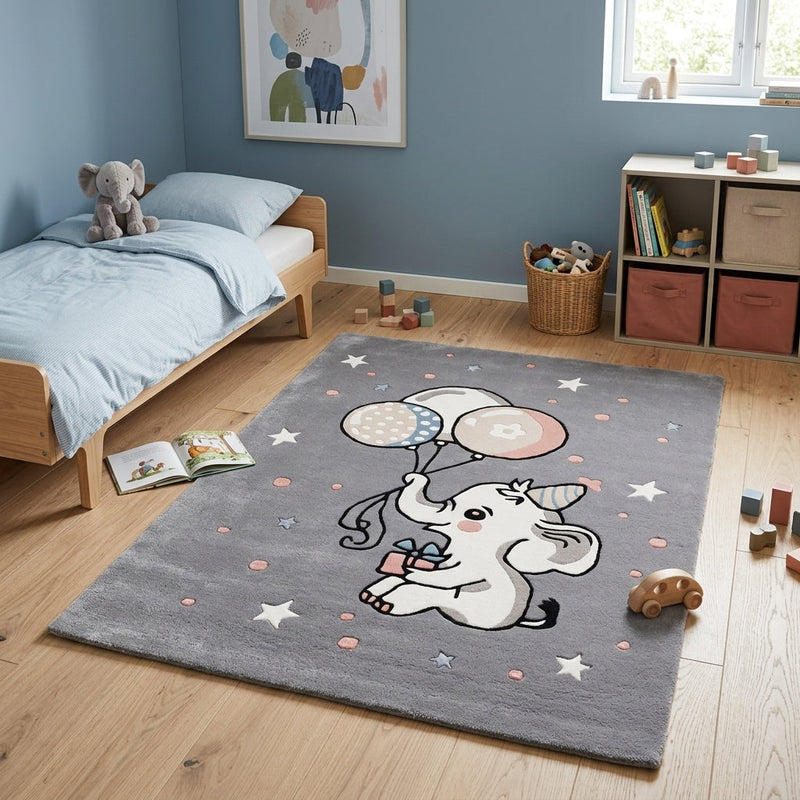 Elefante Palloncini Tappeto per Bambini