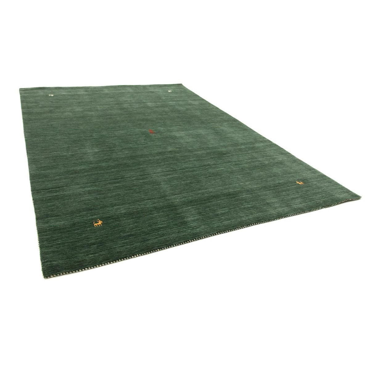 Tappeto Gabbeh - Softy - 160 x 90 cm - verde scuro