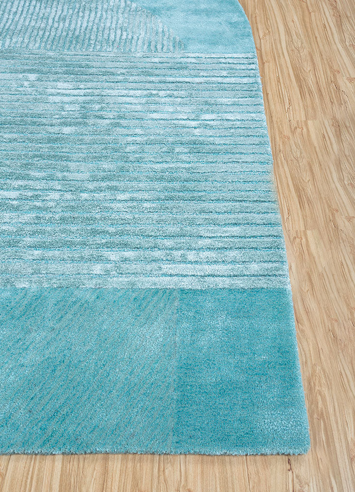 Tappeto di design forma speciale  - 210 x 150 cm - turchese